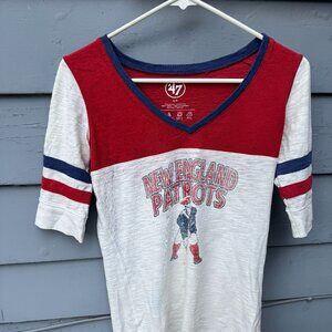 Women's Patriots 1/4 sleeve Tee (Tshirt) S